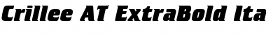 Download Crillee AT ExtraBold Italic Font Download Crillee AT ExtraBold Italic Font