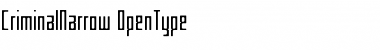 Download CriminalNarrow Font Download CriminalNarrow Font