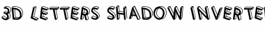 Download 3D Letters Shadow Inverted Font Download 3D Letters Shadow Inverted Font