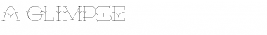 Download A Glimpse Font Download A Glimpse Font