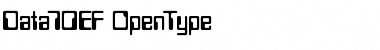 Download Data70EF Font Download Data70EF Font
