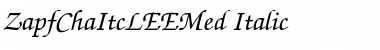Download ZapfChaItcLEEMed Font Download ZapfChaItcLEEMed Font