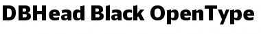 Download DB Head Font Download DB Head Font
