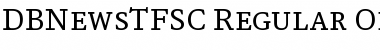 Download DB News TF SC Font Download DB News TF SC Font