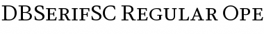 Download DB Serif SC Font Download DB Serif SC Font