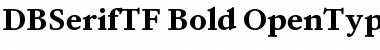 Download DB Serif TF Font Download DB Serif TF Font