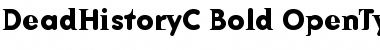 Download DeadHistoryC Font Download DeadHistoryC Font