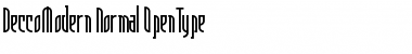 Download DeccoModern Font Download DeccoModern Font