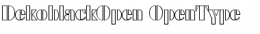 Download DekoblackOpen Font Download DekoblackOpen Font