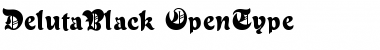 Download Deluta Black Font Download Deluta Black Font