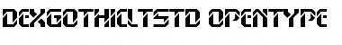 Download Dex Gothic LT Std Font Download Dex Gothic LT Std Font