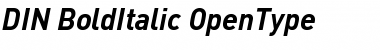 Download DIN-BoldItalic Font Download DIN-BoldItalic Font
