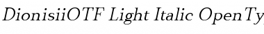 Download DionisiiOTF Lt Font Download DionisiiOTF Lt Font