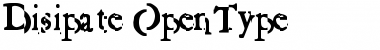 Download Disipate Font Download Disipate Font