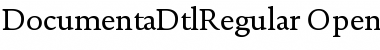 Download Documenta Dtl Regular Font Download Documenta Dtl Regular Font