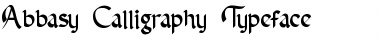 Download Abbasy Calligraphy Typeface Font Download Abbasy Calligraphy Typeface Font