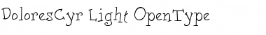 Download DoloresCyr-Light Font Download DoloresCyr-Light Font