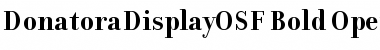 Download DonatoraDisplayOSF Font Download DonatoraDisplayOSF Font