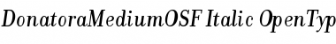 Download DonatoraMediumOSF Font Download DonatoraMediumOSF Font