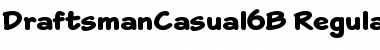 Download DraftsmanCasual6B Font Download DraftsmanCasual6B Font