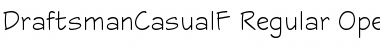 Download DraftsmanCasualF Font Download DraftsmanCasualF Font