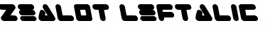 Download Zealot Leftalic Font Download Zealot Leftalic Font