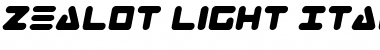 Download Zealot Light Italic Font Download Zealot Light Italic Font
