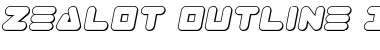 Download Zealot Outline Italic Font Download Zealot Outline Italic Font