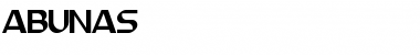 Download ABUNAS Font Download ABUNAS Font