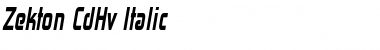 Download Zekton CdHv Font Download Zekton CdHv Font