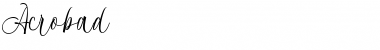 Download Acrobad Font Download Acrobad Font