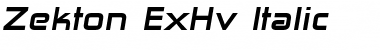 Download Zekton ExHv Font Download Zekton ExHv Font