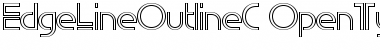 Download EdgeLineOutlineC Font Download EdgeLineOutlineC Font