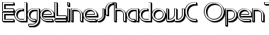 Download EdgeLineShadowC Font Download EdgeLineShadowC Font