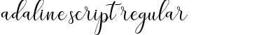 Download adaline script Font Download adaline script Font
