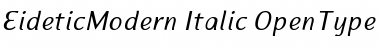 Download EideticModern-Italic Font Download EideticModern-Italic Font