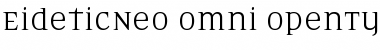 Download EideticNeo Omni Font Download EideticNeo Omni Font