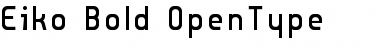 Download Eiko-Bold Font Download Eiko-Bold Font