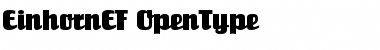 Download EinhornEF Font Download EinhornEF Font