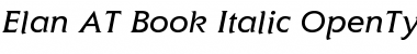 Download Elan AT Book Font Download Elan AT Book Font