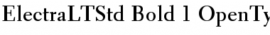 Download Electra LT Std Font Download Electra LT Std Font
