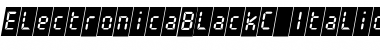 Download ElectronicaBlackC Font Download ElectronicaBlackC Font