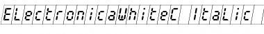 Download ElectronicaWhiteC Font Download ElectronicaWhiteC Font
