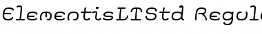 Download Elementis LT Std Font Download Elementis LT Std Font