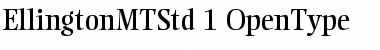 Download Ellington MT Std Font Download Ellington MT Std Font