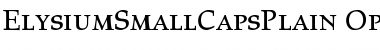 Download Elysium Small Caps Font Download Elysium Small Caps Font