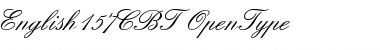 Download English157C BT Font Download English157C BT Font