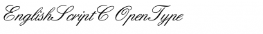 Download EnglishScriptC Font Download EnglishScriptC Font