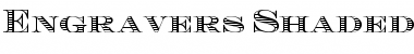 Download Engravers-Shaded Font Download Engravers-Shaded Font