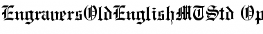 Download Engravers Old English MT Std Font Download Engravers Old English MT Std Font